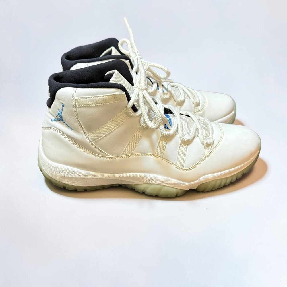 Jordan Air Jordan 11 Retro Legend Blue Mens Size 13 White 378037-117- NO BOX